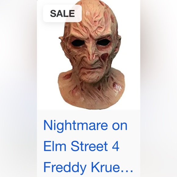 Adult Fred Kruger Mask✨ - Picture 1 of 5